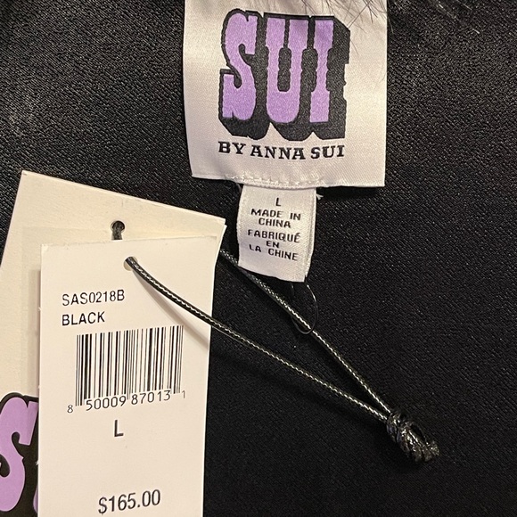 Sui by Anna Sui Colorful Tapestry Fur Vest L - Picture 15 of 17